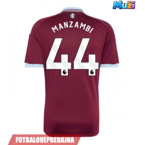 Lacne Muži Futbalové dres Aston Villa Johan Manzambi #44 2026-27 Krátky Rukáv - Domáci